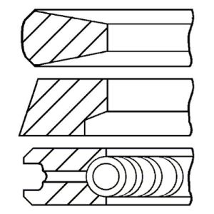 Kolbenringsatz GOETZE 08-440600-00