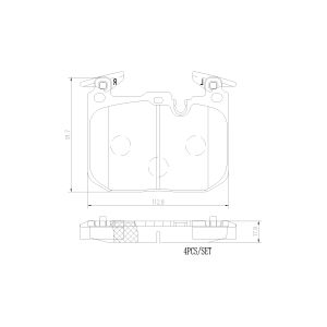 Jarrupala, levyjarru BREMBO P06096NX