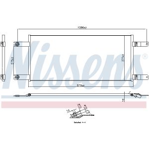 Condensator, airconditioning NISSENS NIS 941155