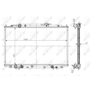 Kühler, Motorkühlung NRF 56051