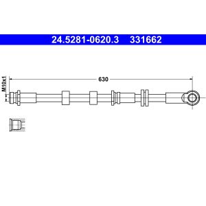 Flexible de frein ATE 24.5281-0620.3