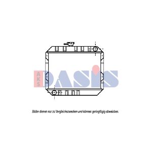 Radiador, arrefecimento do motor AKS DASIS 090730N