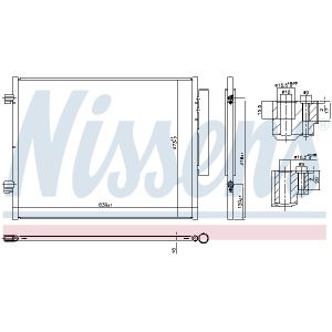 Condensador, aire acondicionado NISSENS NIS 941066