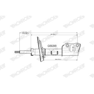 Amortecedor MONROE G8688