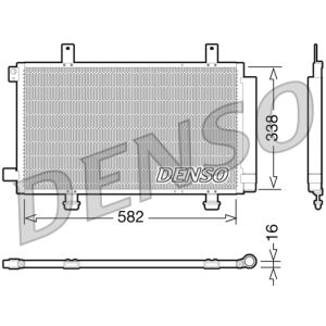 Condensator, airconditioning DENSO DCN47002