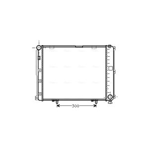 Radiador de motor AVA COOLING MS2035