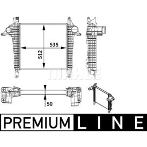 Intercooler MAHLE CI 136 000P