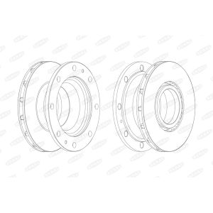 Disco de freno BERAL BCR341A