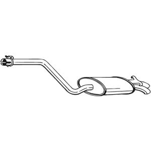 Endschalldämpfer BOSAL 282-333