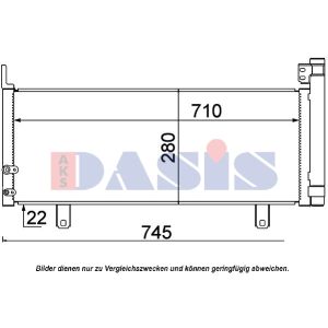 A/C-kondensor AKS DASIS 212078N