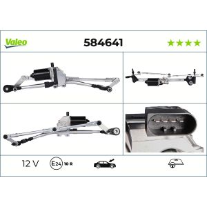 Motor, limpa para-brisas VALEO VAL584641