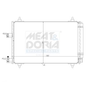 A/C-kondensor MEAT & DORIA 991013