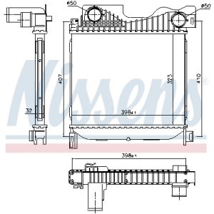 Intercooler NISSENS NIS 96273