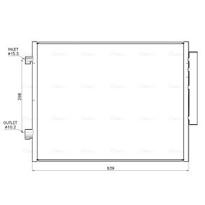 Condenseur (climatisation) AVA COOLING AL5159D