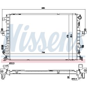 Motorkühler AVA COOLING VN2462