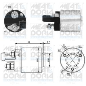 Magneettikytkin, startti MEAT & DORIA 46105