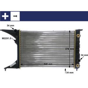 Arrefecedor do motor MAHLE CR 559 000S