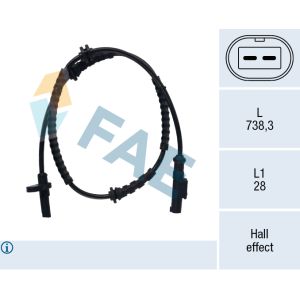Sensor de velocidad, ABS FAE 78773