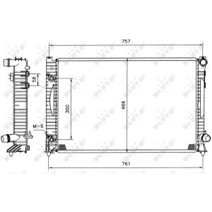 Radiatore, raffreddamento motore NRF 51586