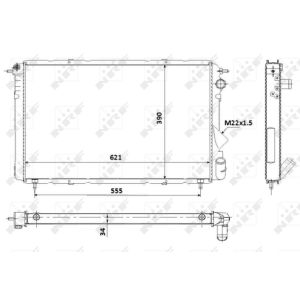 Radiateur NRF 58901