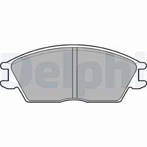 Conjunto de pastilhas de travão DELPHI LP593, Frente