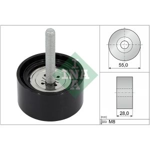 Polia guia, correia trapezoidal INA 532 0869 10