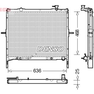 Radiateur, refroidissement du moteur DENSO DRM43002