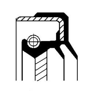 Wellendichtring, Differential CORTECO 49490476
