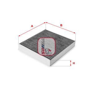 Filtre, air de l'habitacle SOFIMA S 4167 CA