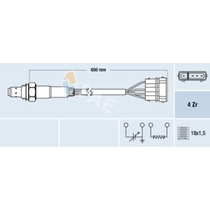 Sonde lambda FAE 77128