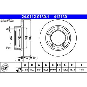 Bremsscheibe ATE 24.0112-0130.1