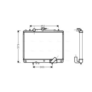 Arrefecedor do motor AVA COOLING MTA2162