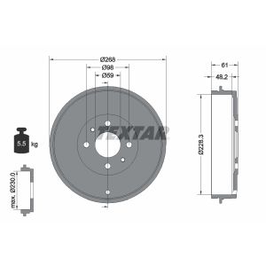 Remtrommel TEXTAR 94014000