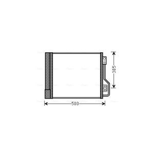 Condensador, ar condicionado AVA COOLING MCA5013D AVA