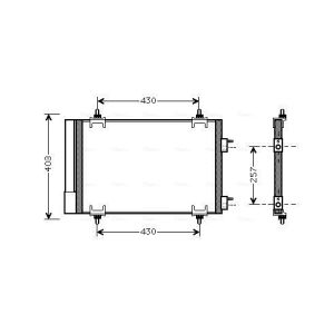 Kondensator, Klimaanlage AVA COOLING CNA5230D