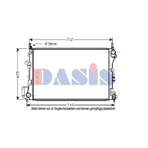 Motorkühler AKS DASIS 152013N