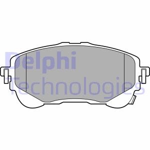 Remblokset DELPHI LP3609, voor