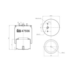 Luftfederbalg FEBI BILSTEIN 47556