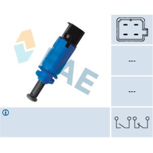 Interruttore della luce freno FAE 24910