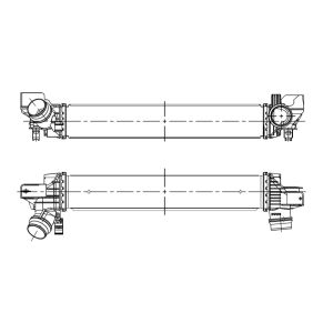 Ladeluftkühler NRF 309115