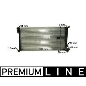 Arrefecedor do motor MAHLE CR 433 000P