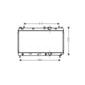 Raffreddatore motore AVA COOLING CR2031