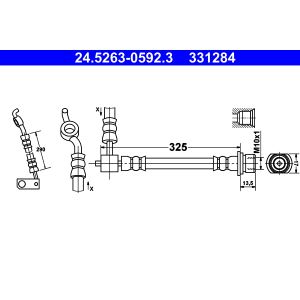Bremsschlauch ATE 24.5263-0592.3