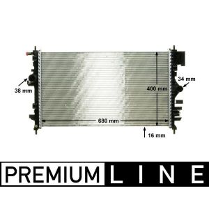 Arrefecedor do motor MAHLE CR 1099 000P