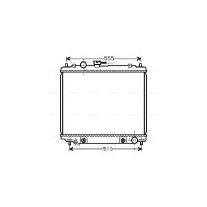Arrefecedor do motor AVA COOLING MT2182