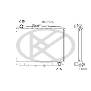 Raffreddatore motore KOYORAD PL061464A