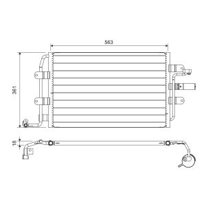 Condenseur (climatisation) VALEO 817427