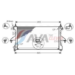 Motorkühler AVA COOLING PEA2310