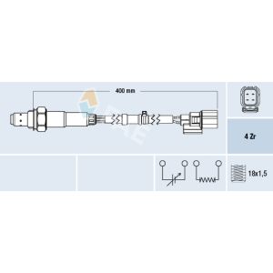 Sonde lambda FAE 77698