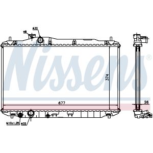 Motorkühler NISSENS 68134A